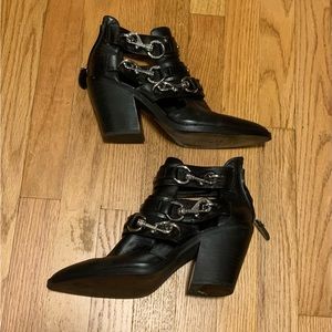 Rebecca Minkoff Cut Out Moto Ankle Boots